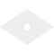 Ekena Millwork Diamond Architectural Grade PVC Ceiling Medallion, 26"W x 17 3/8"H x 3"ID x 9"C x 1"P, One-Piece CMP26X17DD-03000 - alternate 3